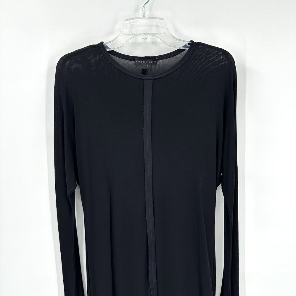 MAISON MARIE SAINT PIERRE dress black SMALL lagenlook avant guard high fashion - Picture 3 of 11